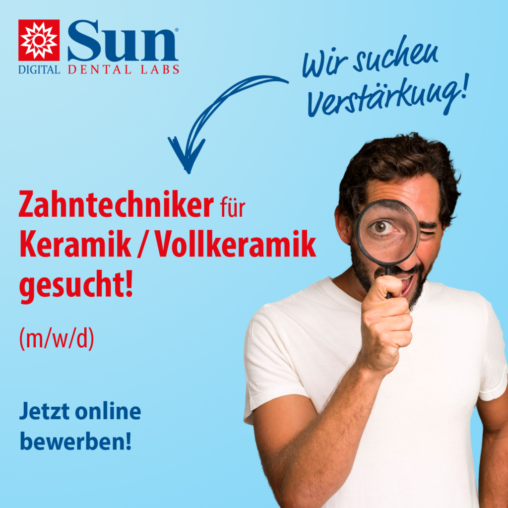 sun dental labs stellenanzeige zahntechniker keramik